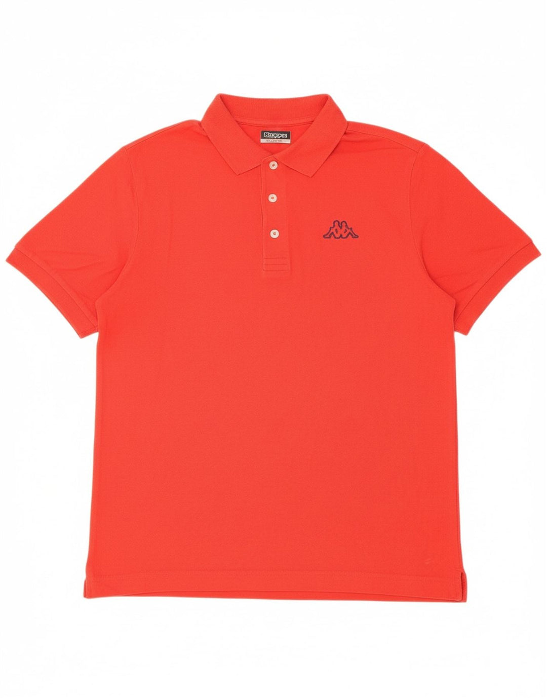 KAPPA Mens Polo Shirt Medium Red Cotton
