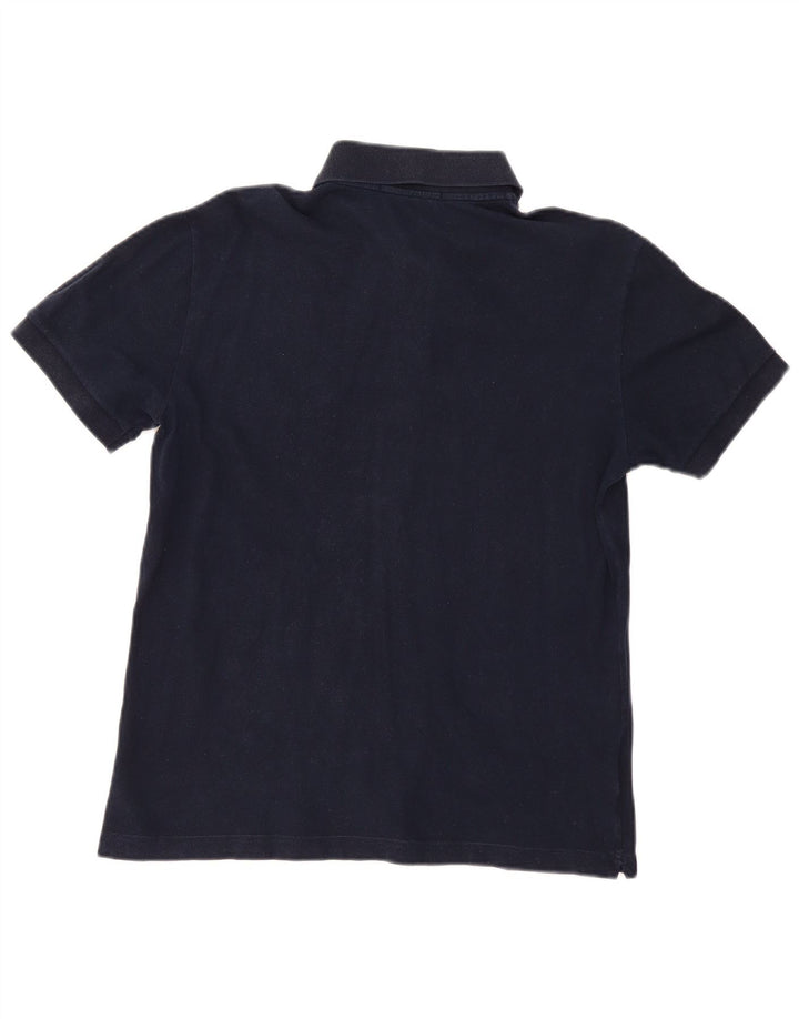 Cămașă polo Fred Perry pentru bărbați, bumbac mediu albastru bleumarin