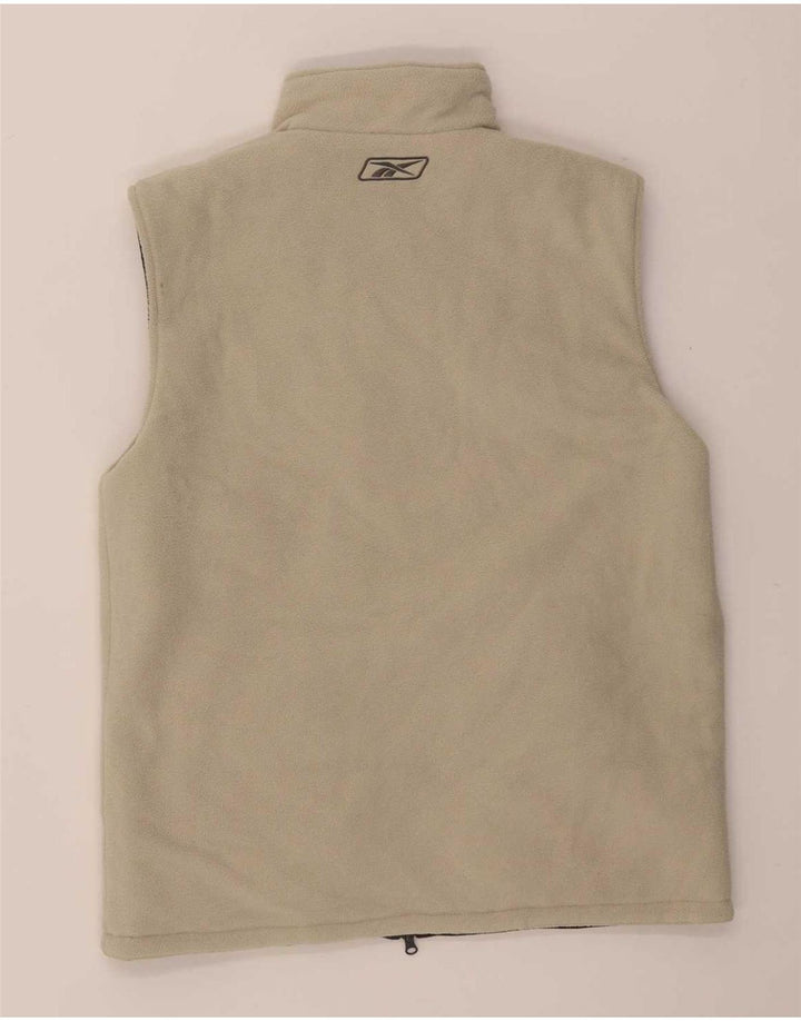 Gilet Reebok pentru femei Reversibil Padded UK 14 Large Gri