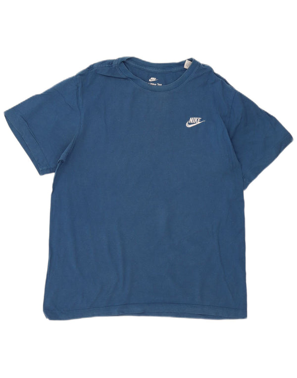 Tricou pentru bărbați Nike The Tee Top mic, albastru, bumbac