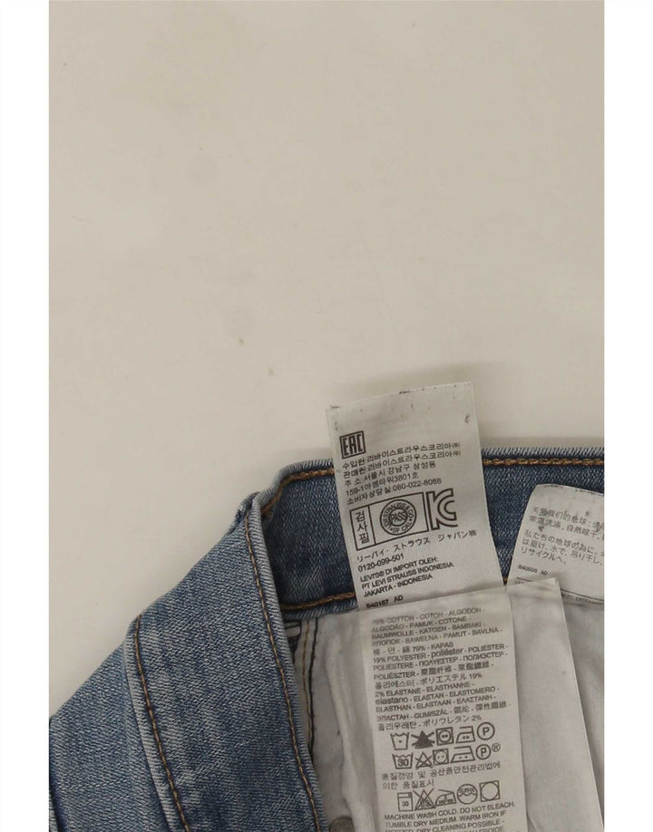Blugi Levi's pentru femei Slimming Slim W28 L32 Blue Bumbac