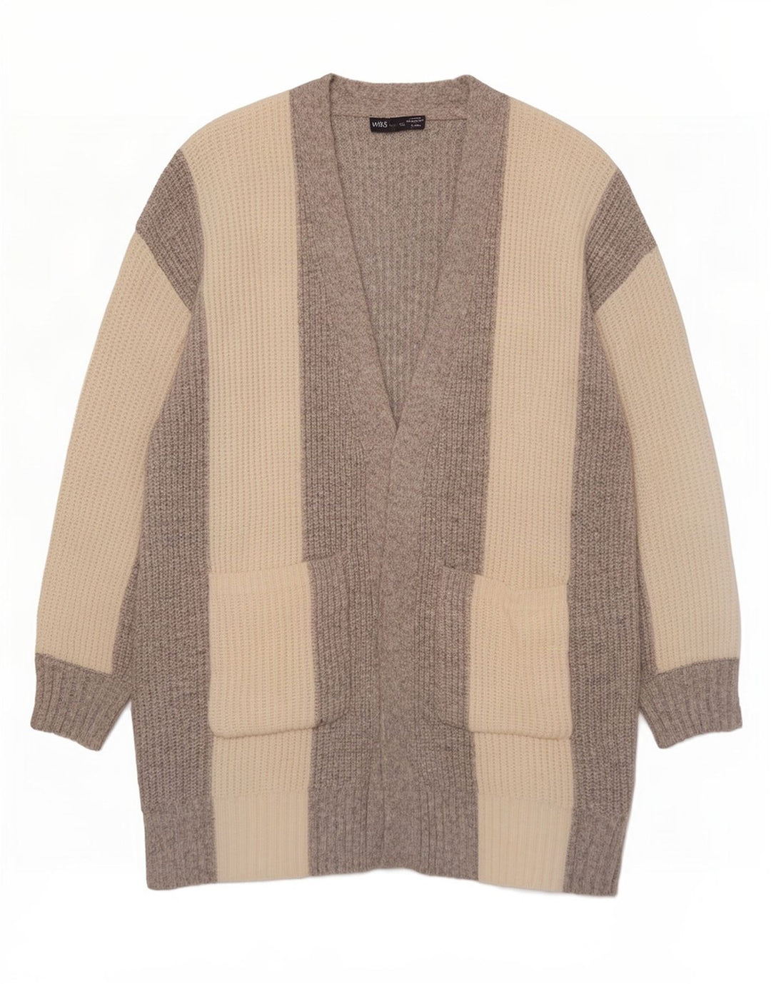 Pulover cardigan cu paragate pentru femei Marks & Spencer UK 14 gri mediu