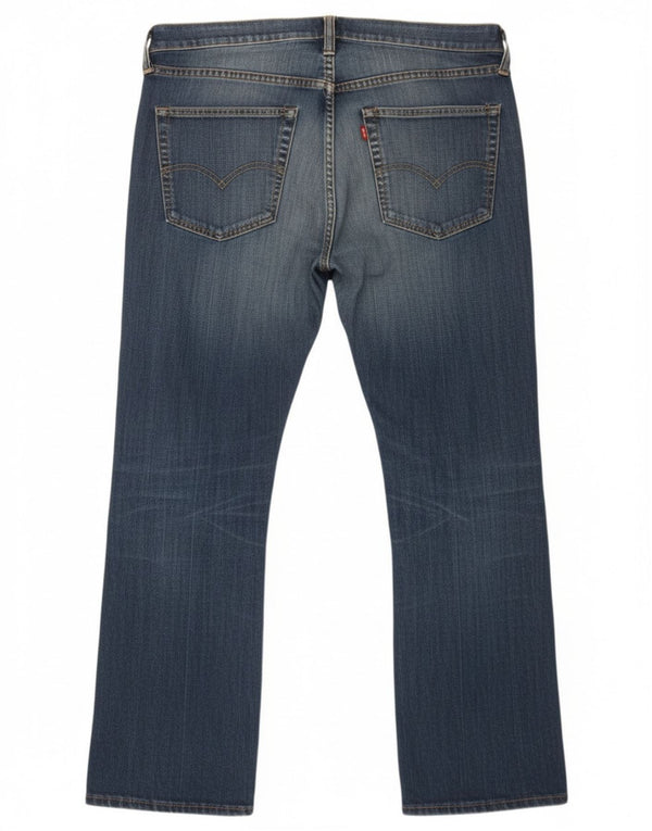 Blugi pentru bărbați Levi's 527 Bootcut W36 L32 Bumbac albastru