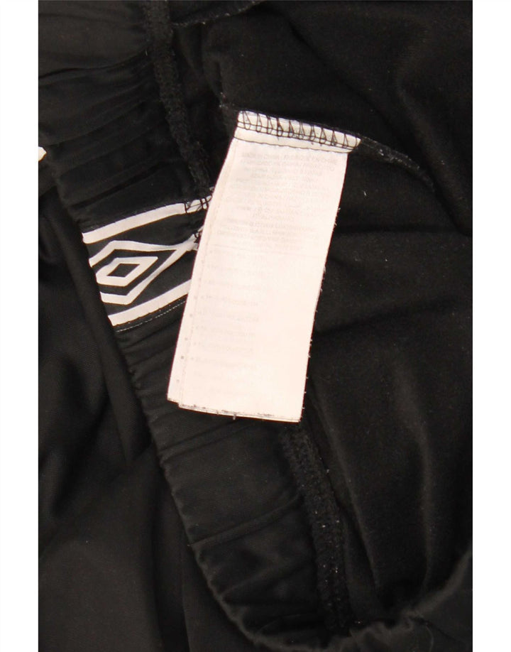 Pantaloni de trening grafic Umbro pentru bărbați, mari, negru, poliester
