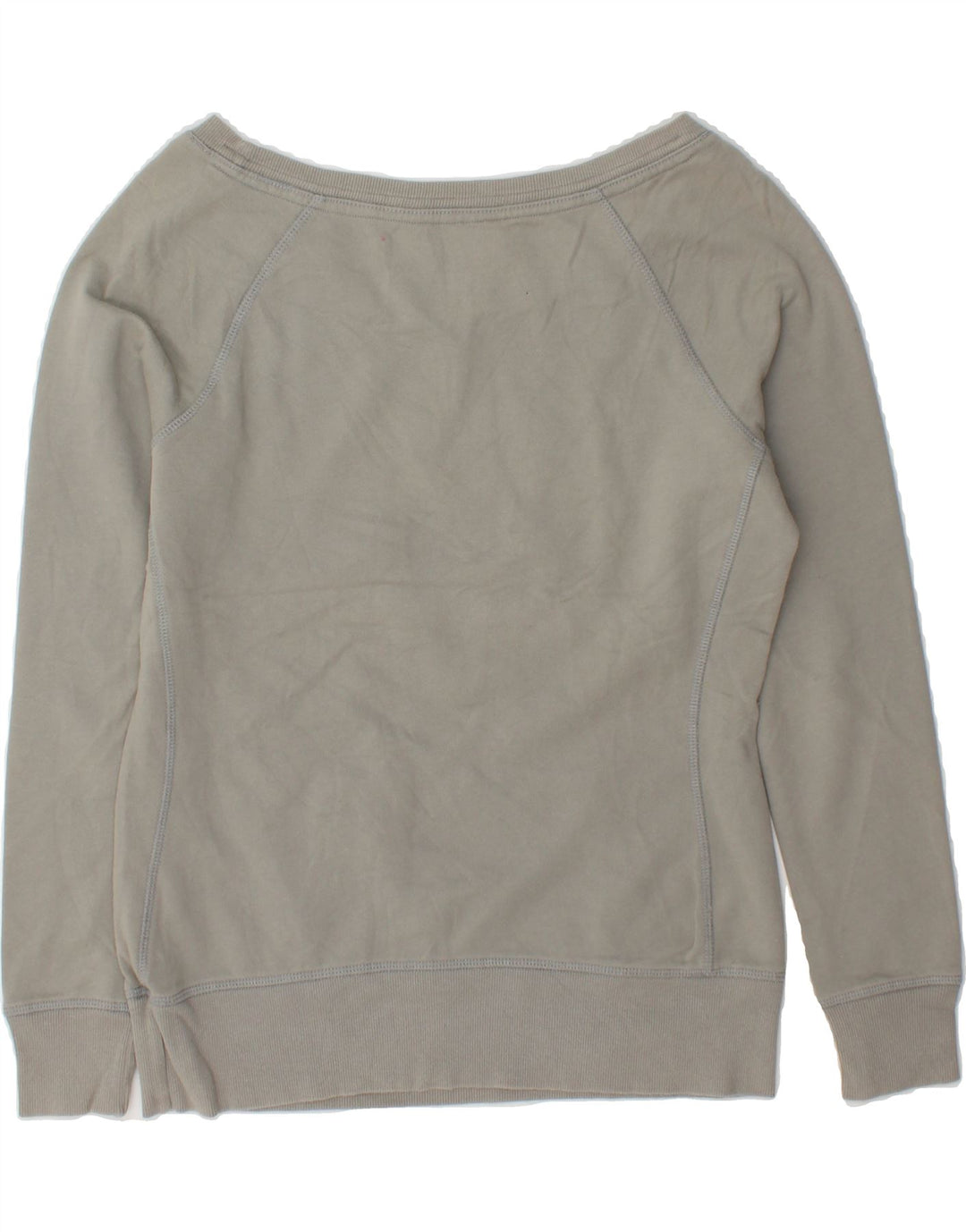 LEVI'S Womens Graphic Sweatshirt Jumper UK 10 Small Grey Vintage Levi's and Second-Hand Levi's from Messina Hembry 
