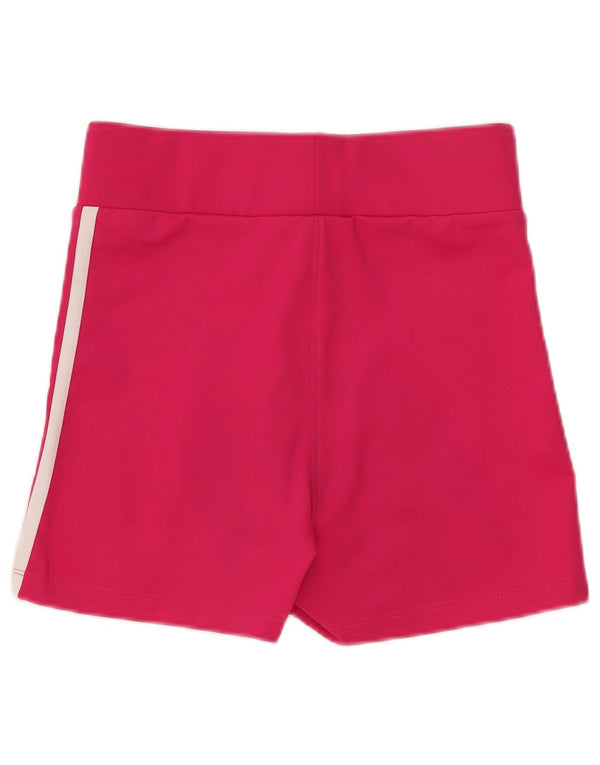 Pantaloni scurți sport Adidas pentru femei UK 8 Small Pink Poliester Sports