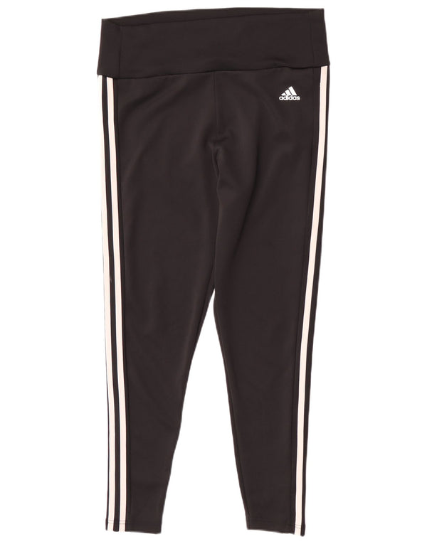 Leggings Aeroready pentru femei Adidas Marea Britanie 16/18 Poliester negru mare