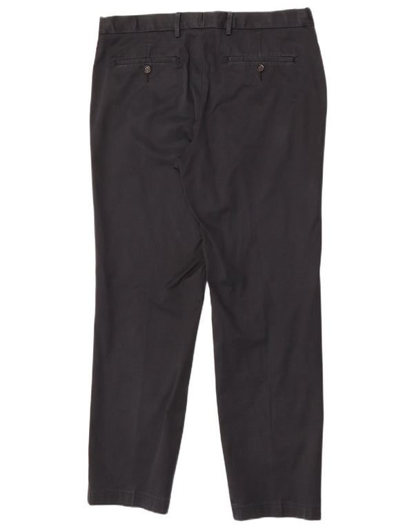 Marks & Spencer Pantaloni de costum croit pentru bărbați L34 L31 Bumbac negru