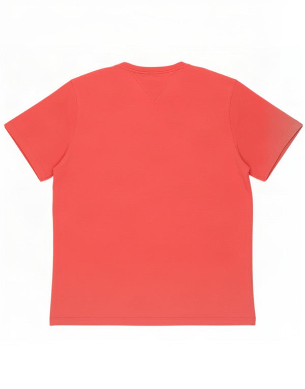 Tricou Tommy Hilfiger pentru femei Top UK 16 Large Pink Bumbac