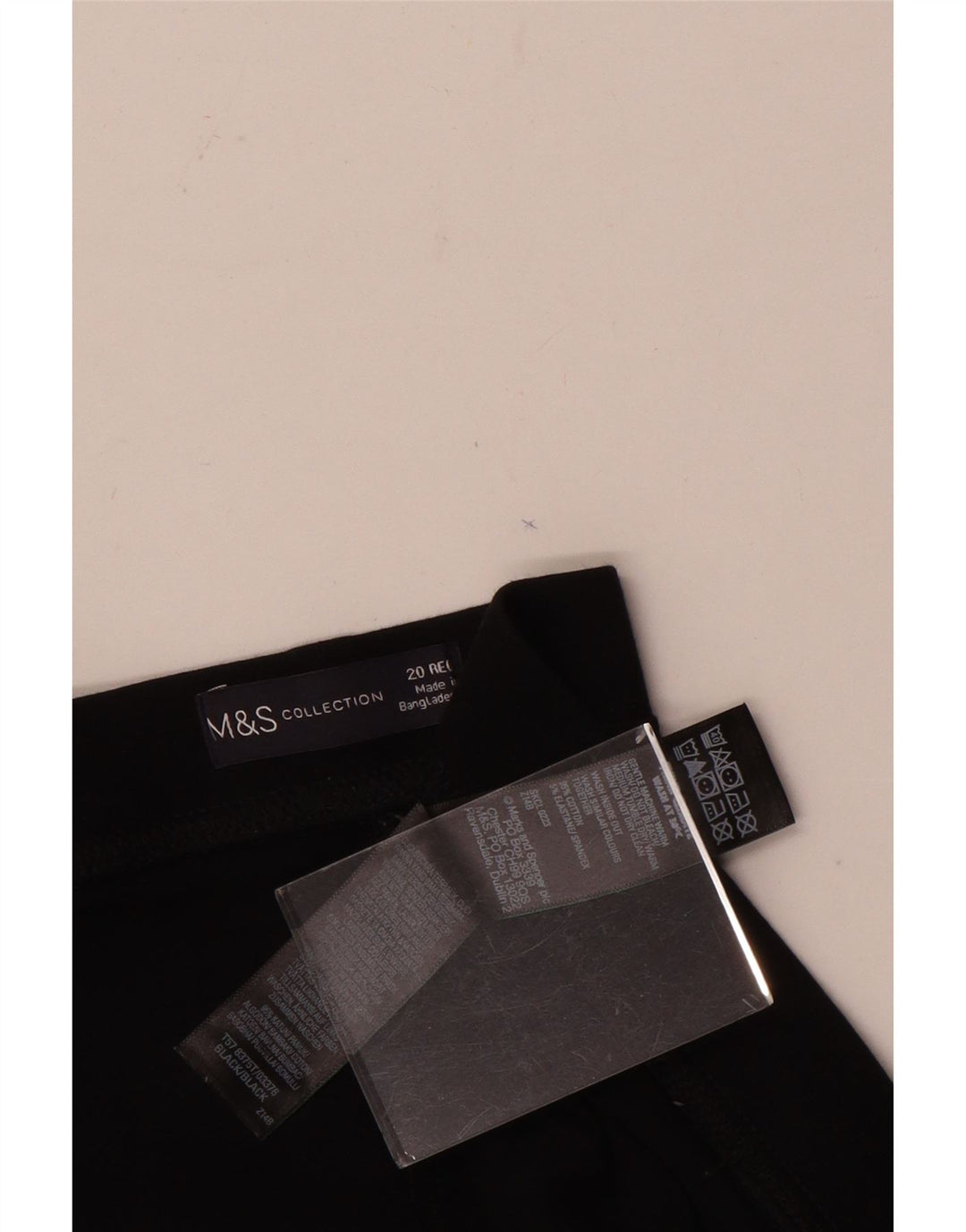Leggings pentru femei Marks & Spencer UK 20 2XL bumbac negru
