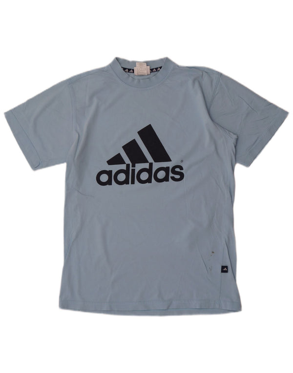 Tricou grafic Adidas pentru băieți Top 15-16 ani Bumbac albastru