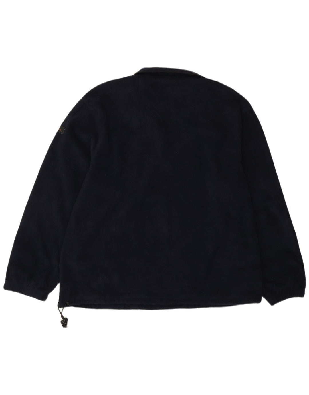 Pulover Izod pentru bărbați, cu fermoar și gât, 2XL, poliester bleumarin