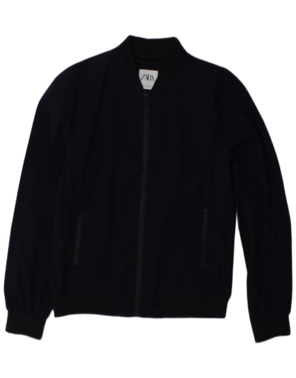 Bomber pentru bărbați Zara UK 40, mare, bleumarin