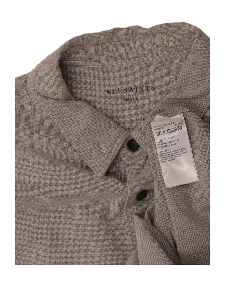 Cămașă pentru bărbați All Saints Bumbac gri mic
