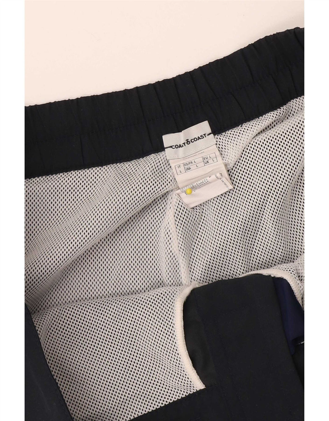 Pantaloni scurți de înot cu grafic pentru bărbați Coast, mari, poliester, albastru