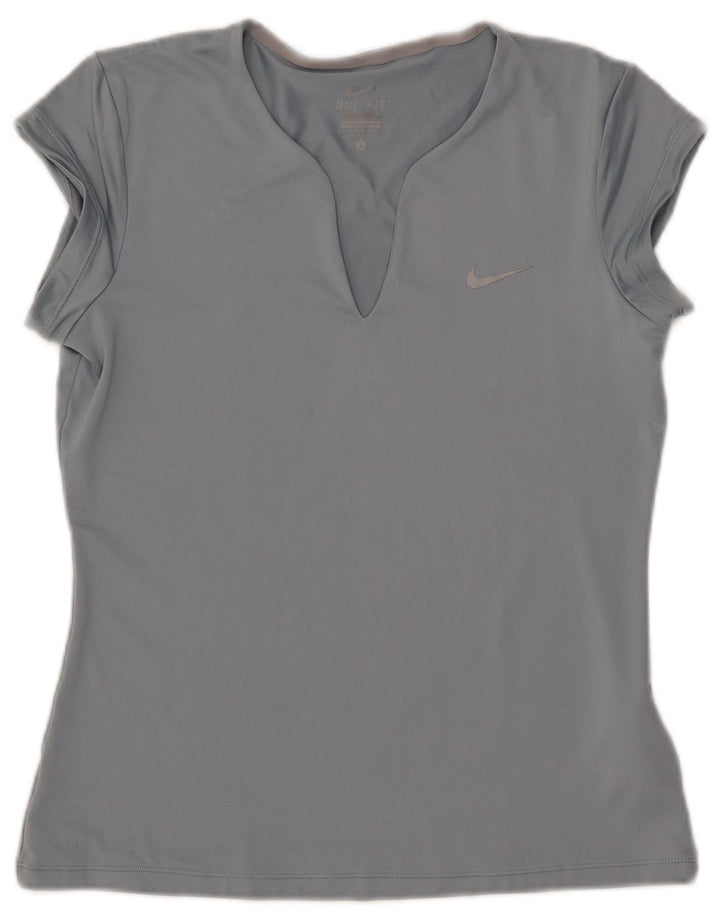 Tricou pentru femei Dri Fit NIKE Top UK 14 Poliester albastru mare