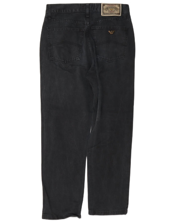 Pantaloni casual drepti pentru bărbați Armani W32 L28 bumbac gri