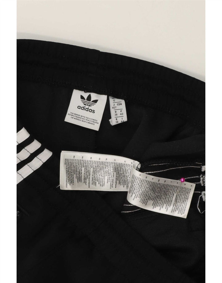 Pantaloni de trening Adidas pentru femei UK 12 Poliester mediu negru