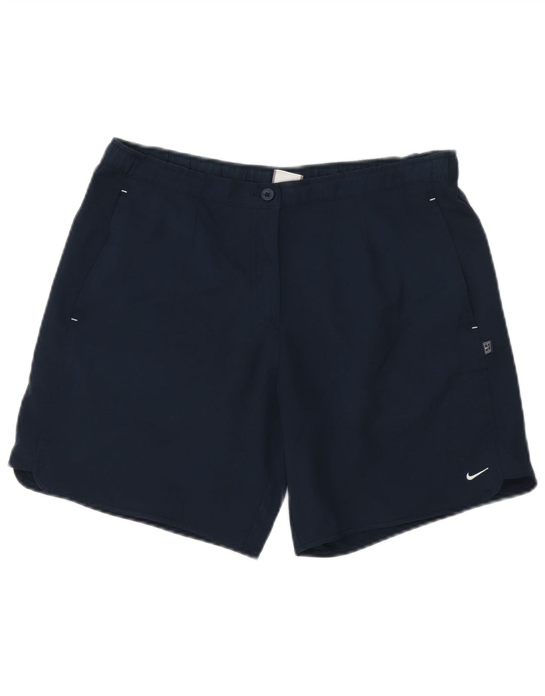Pantaloni scurți casual Nike pentru femei mici W27 bleumarin poliester