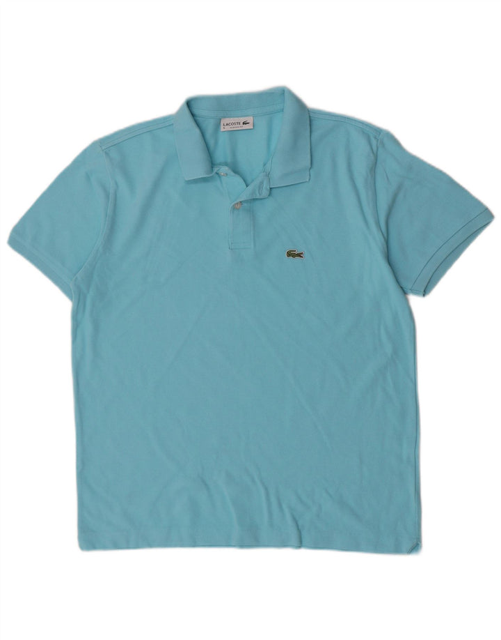 Tricou polo Lacoste Classic Fit pentru bărbați Mărimea 5 Mare Albastru