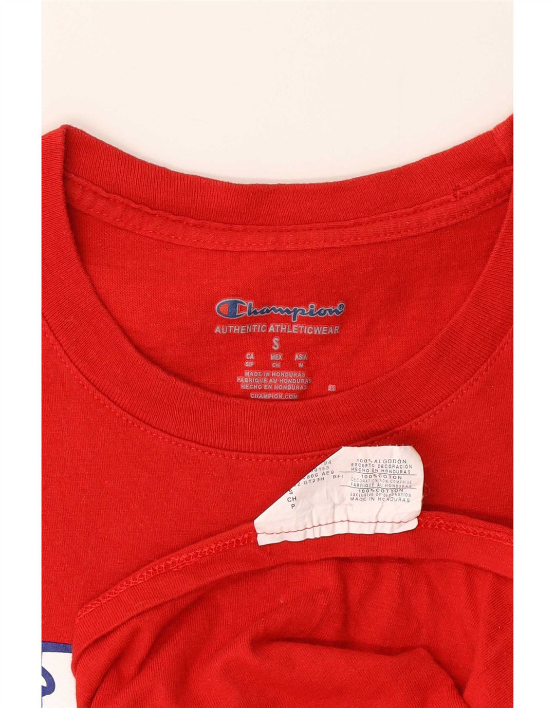 Tricou grafic pentru bărbați Champion Top mic, roșu, bumbac