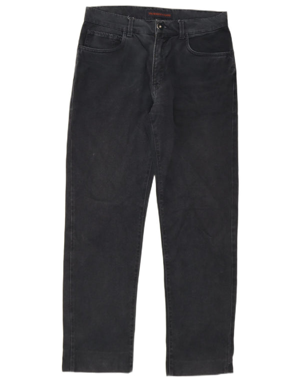 Trussardi Blugi drepti pentru bărbați IT 48 Medium W34 L30 Bumbac negru