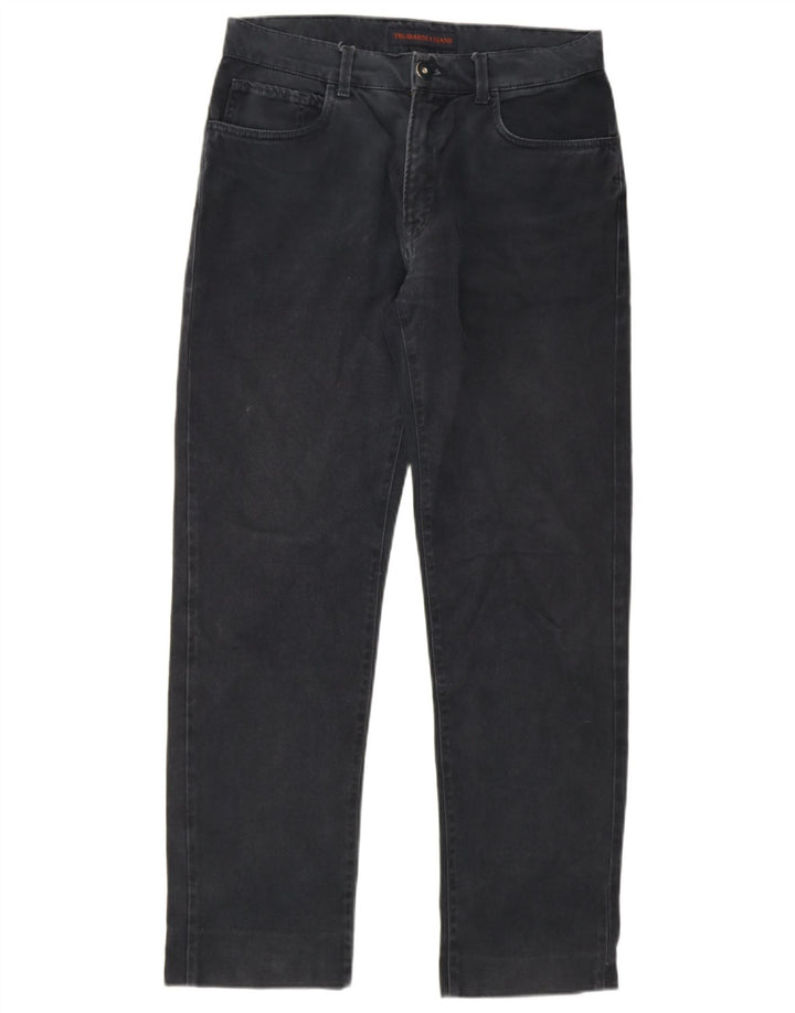 Trussardi Blugi drepti pentru bărbați IT 48 Medium W34 L30 Bumbac negru