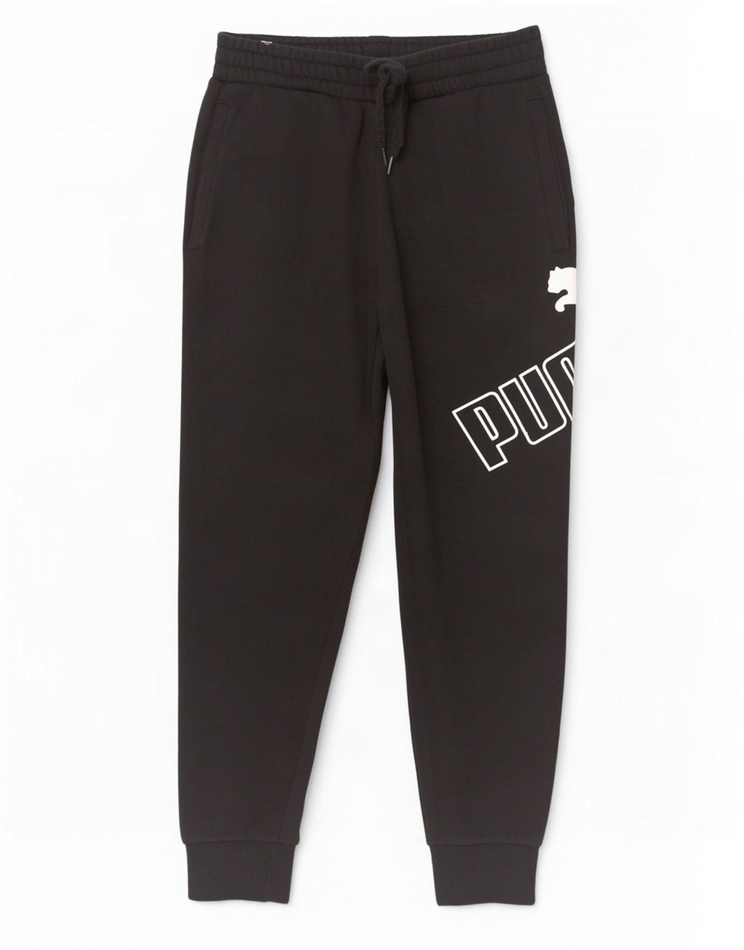 Pantaloni de trening cu grafică Puma pentru bărbați Pantaloni de jogging mici, negru