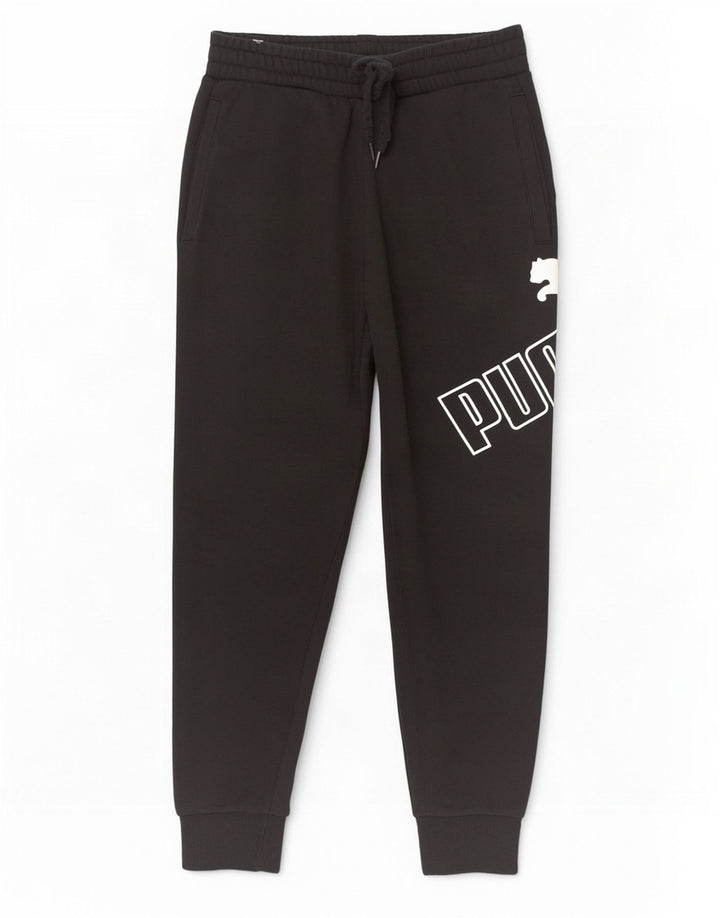 Pantaloni de trening cu grafică Puma pentru bărbați Pantaloni de jogging mici, negru