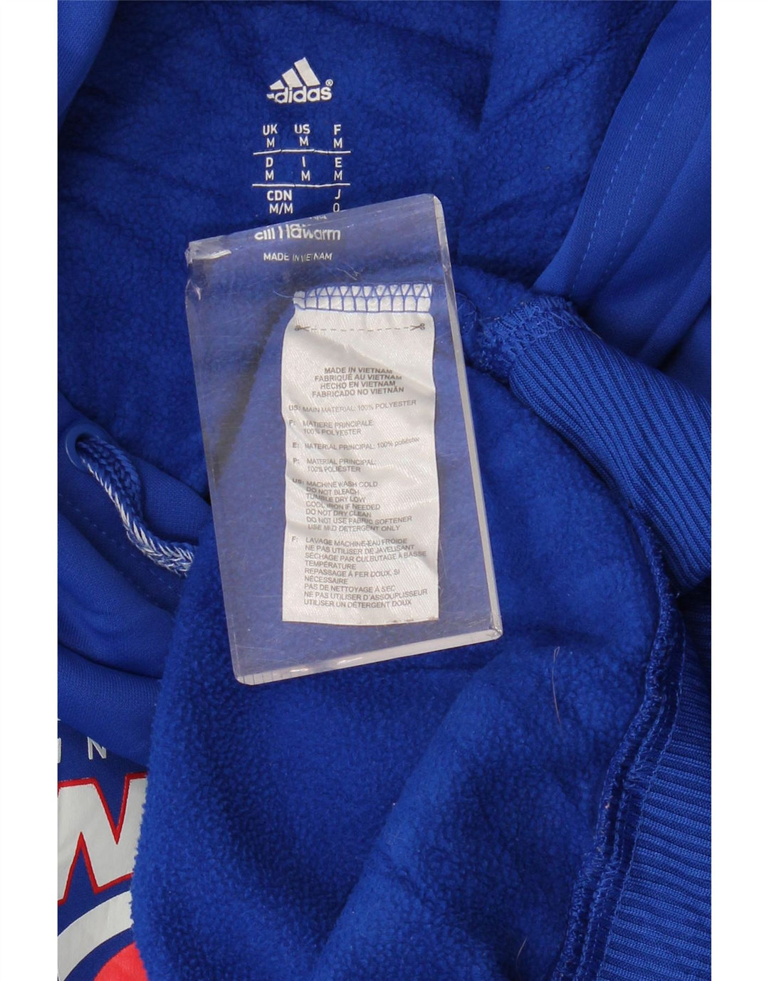 Jumper Adidas Panthers Graphic Hoodie pentru bărbați, poliester albastru mediu