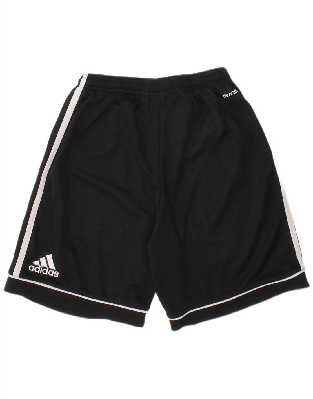 Pantaloni scurți sport pentru băieți Adidas Climalite 13-14 ani, poliester, negru