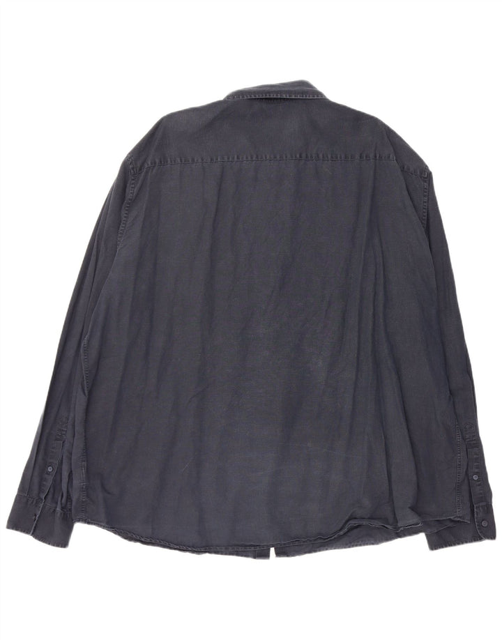 Cămașă pentru bărbați Marks & Spencer, cu formă regulată, 4XL, in albastru bleumarin