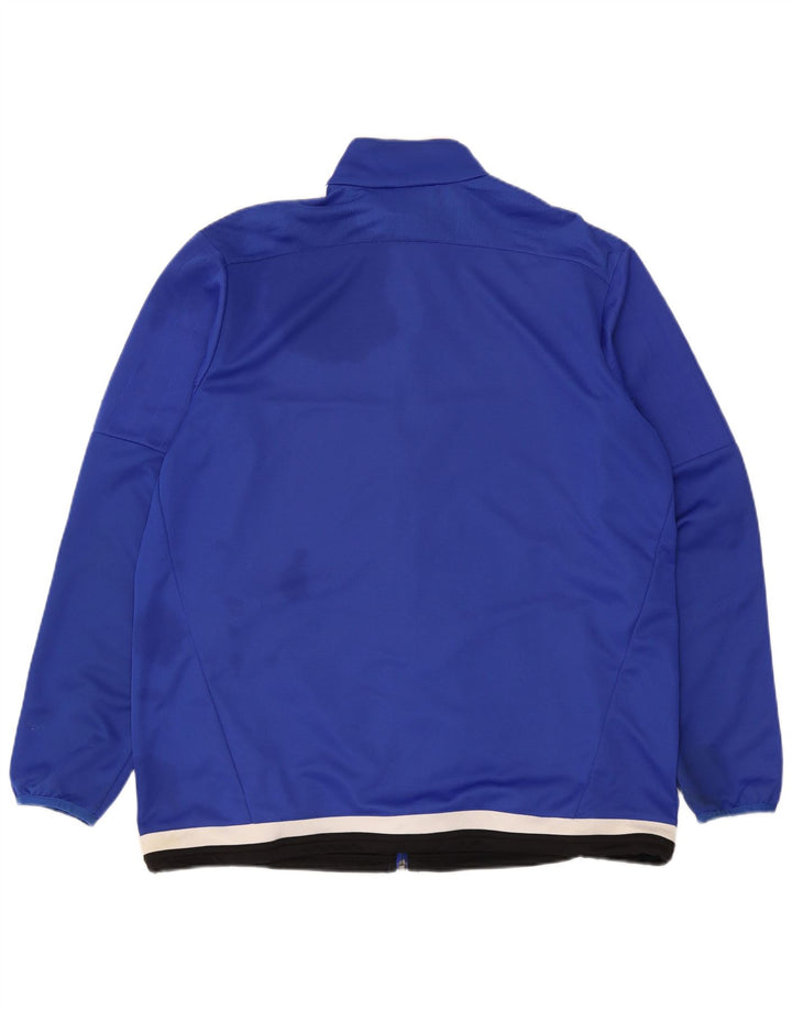 Jachetă de top pentru trening Climacool pentru bărbați Adidas, mare, albastru, poliester color bloc