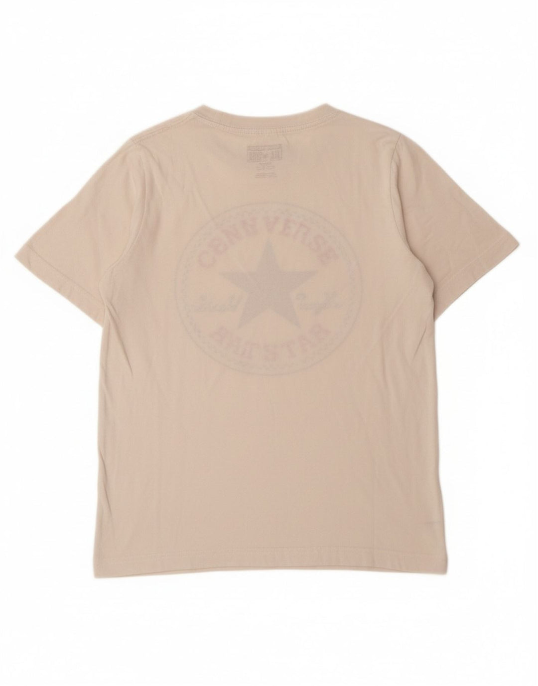 Tricou grafic CONVERSE pentru băieți Top 10-11 ani bumbac alb mediu