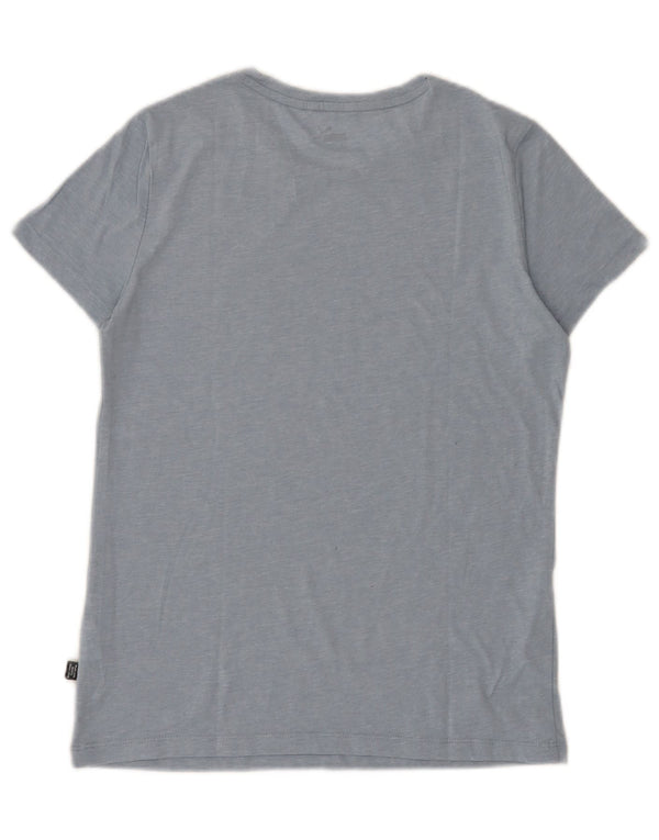 Tricou cu grafic Puma pentru femei Top UK 10 Small Blue Flecked Polyester