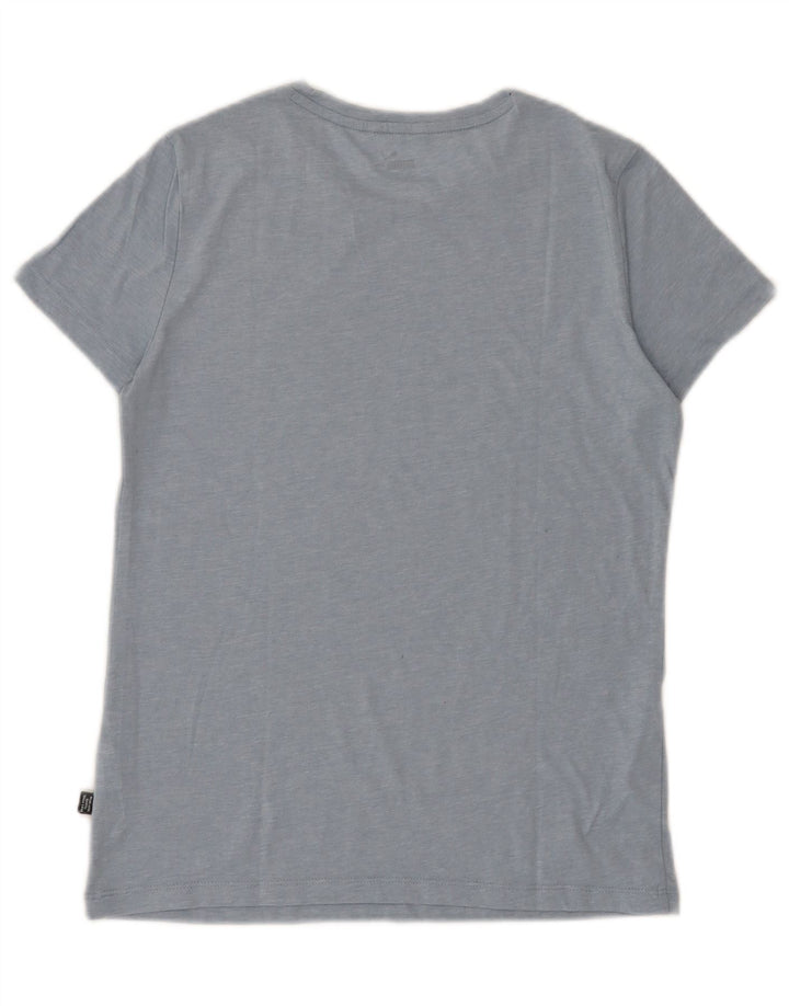 Tricou cu grafic Puma pentru femei Top UK 10 Small Blue Flecked Polyester