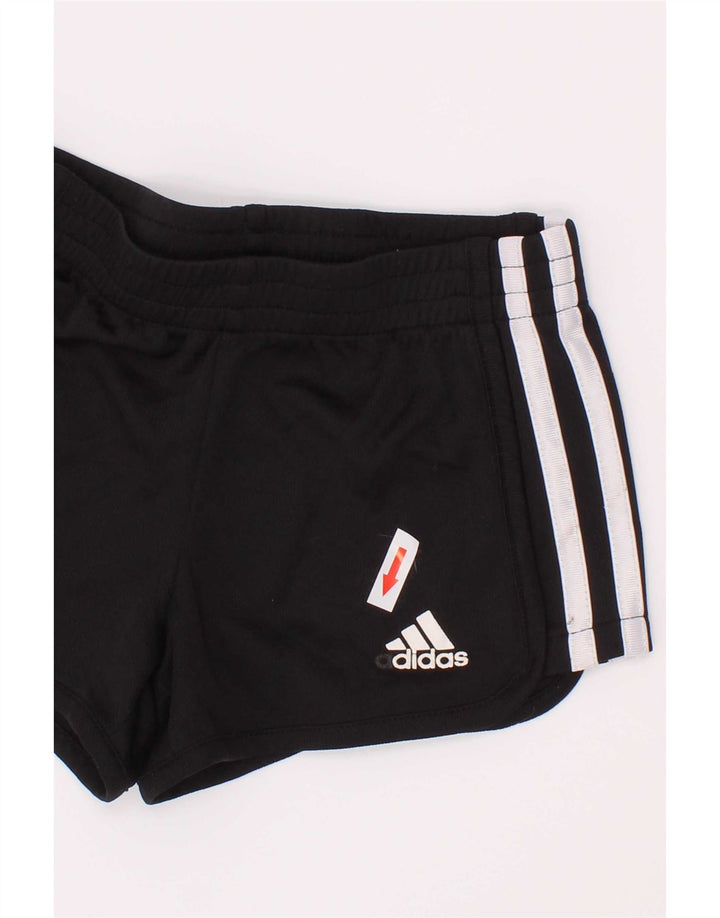 Pantaloni Sportivi Adidas Fete 3-4 Ani Negru Poliester