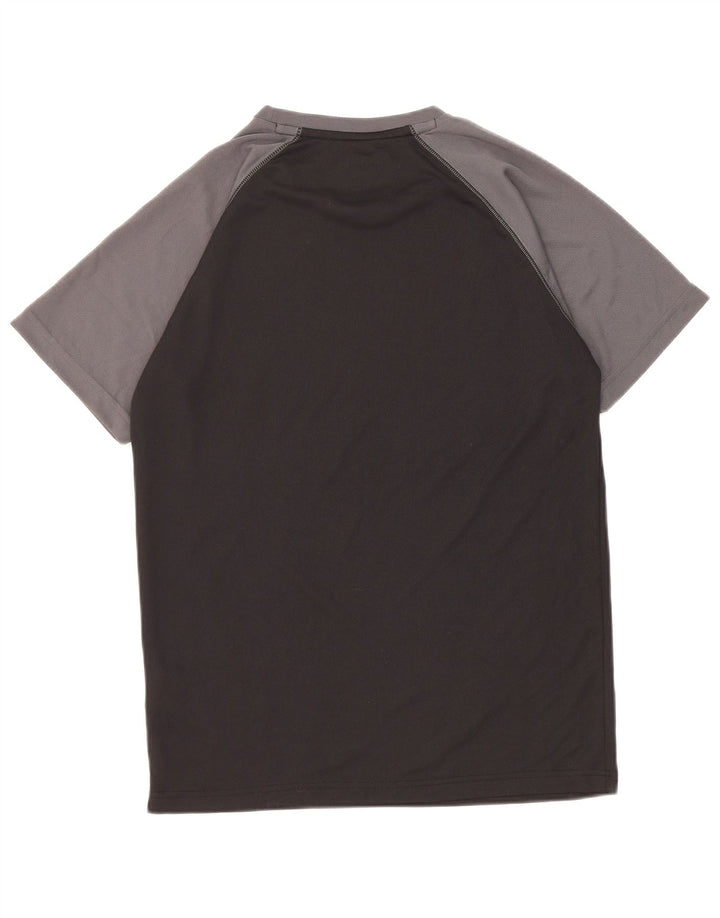 Tricou pentru bărbați Mountain Warehouse Top Mediu Negru Poliester Bloc de culoare