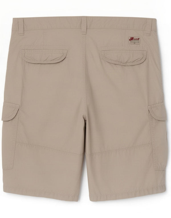 Brooklyn Mens Cargo Shorts XL W38 Off White Bumbac