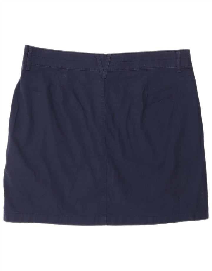 Fusta LEE pentru femei US 16 2XL din bumbac bleumarin