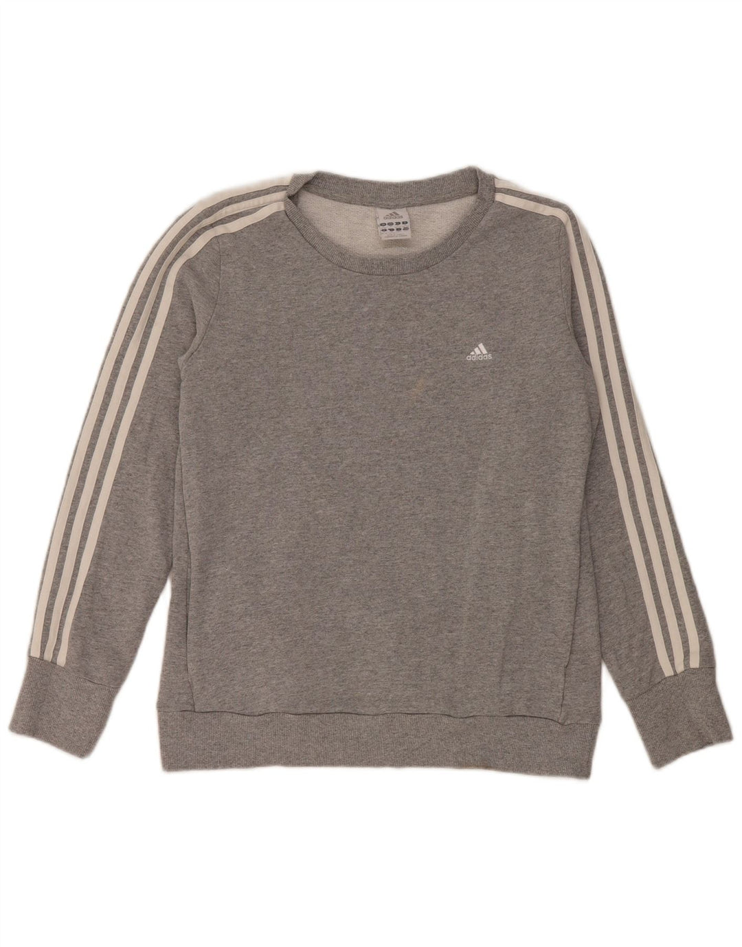 Pulover adidas pentru femei UK 12/14 bumbac gri mediu