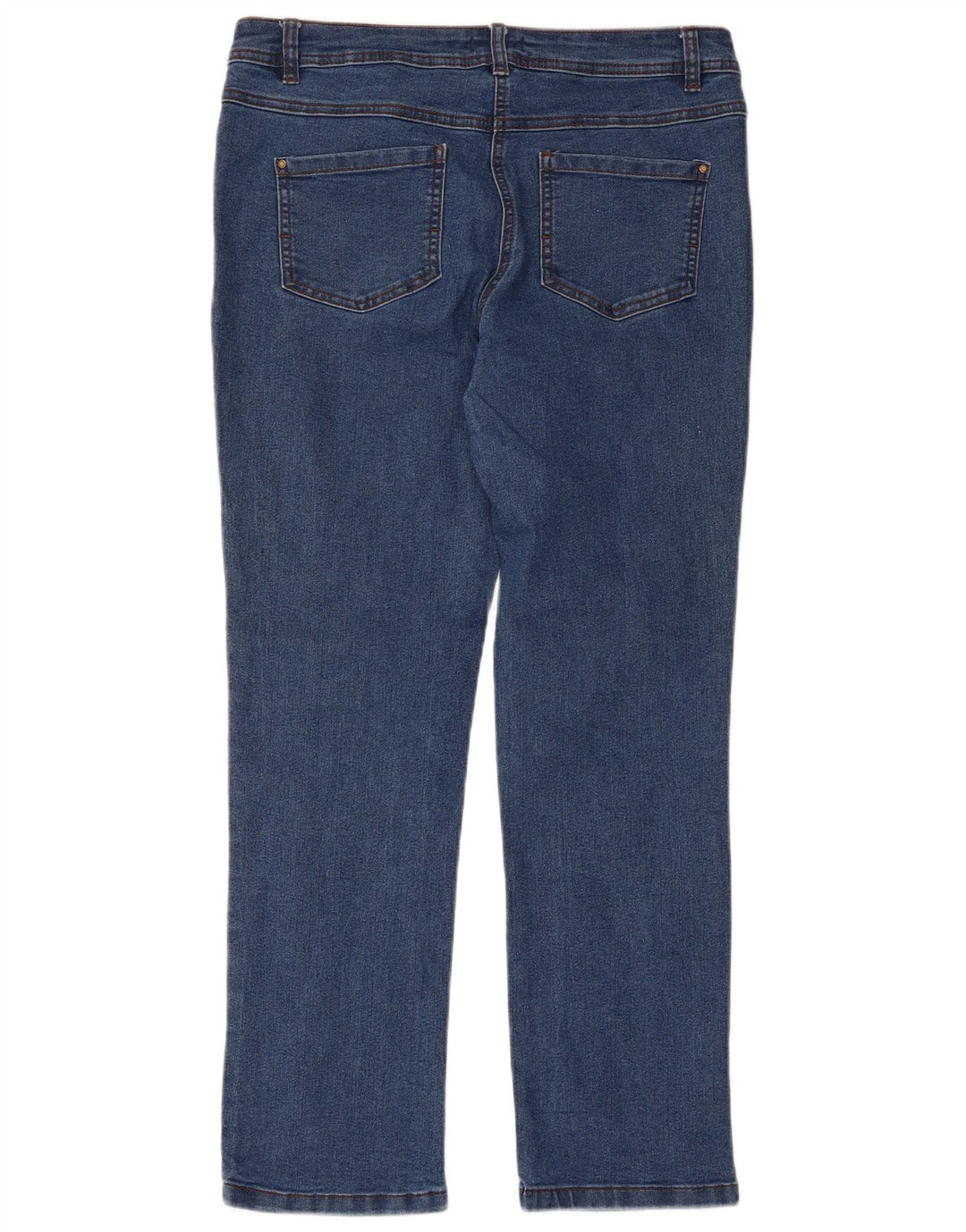 Blugi subțiri pentru femei M&Co UK 12 Medium W34 L28 Blue Bumbac