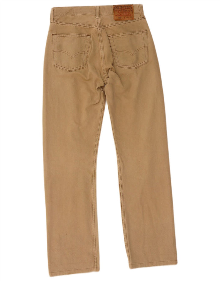 Blugi drepti pentru bărbați Levi's 501 W28 L30 bej