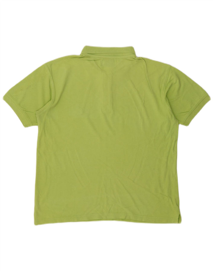 Tricou polo Gian Marco Venturi pentru bărbați, bumbac verde mediu