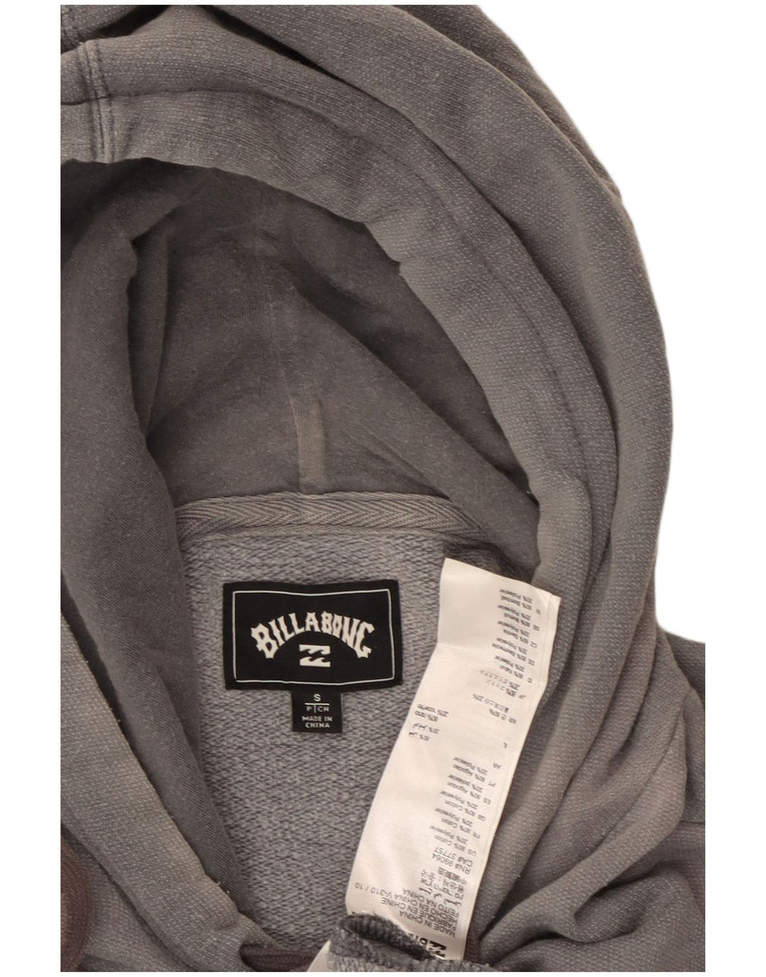BILLABONG Hanoră grafică pentru bărbați Pulover mic, gri, bumbac