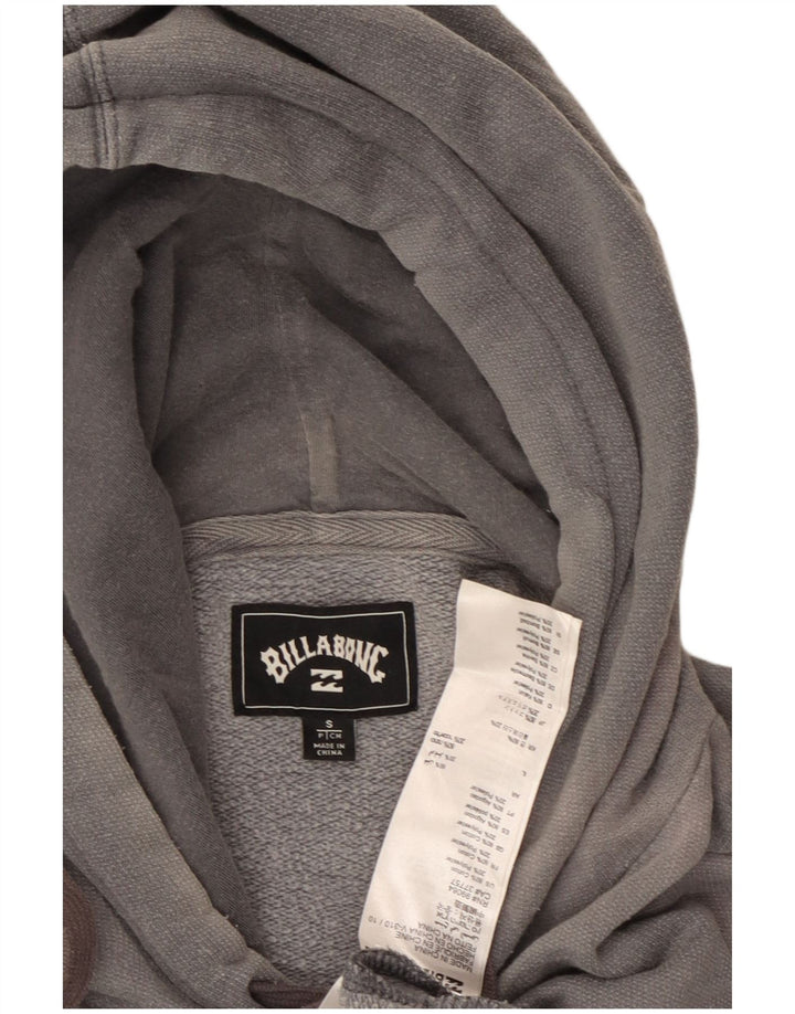 BILLABONG Hanoră grafică pentru bărbați Pulover mic, gri, bumbac