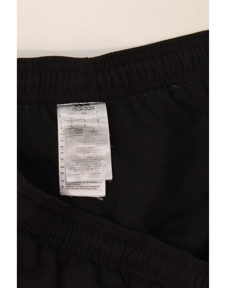 Pantaloni de trening ADIDAS pentru bărbați, mari, negru, poliester