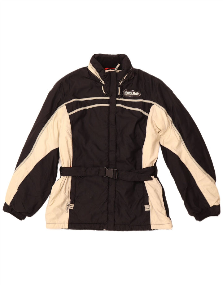 Jachetă de schi pentru femei COLMAR, cu glugă, IT 46, mare, negru, din nailon