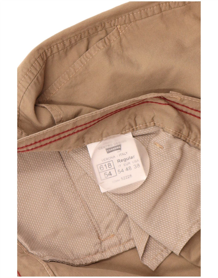 Pantaloni scurți cargo pentru bărbați Carrera, cu ajustare normală, W38 XL, bumbac, bej