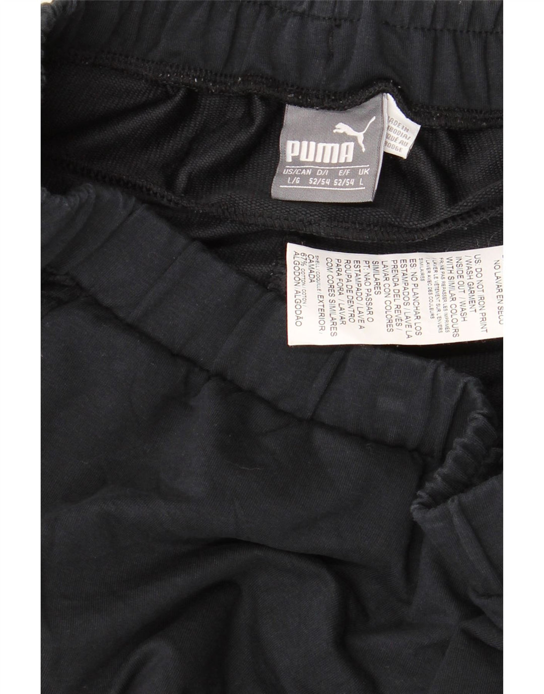 Pantaloni de trening PUMA pentru bărbați, mari, negru, bumbac